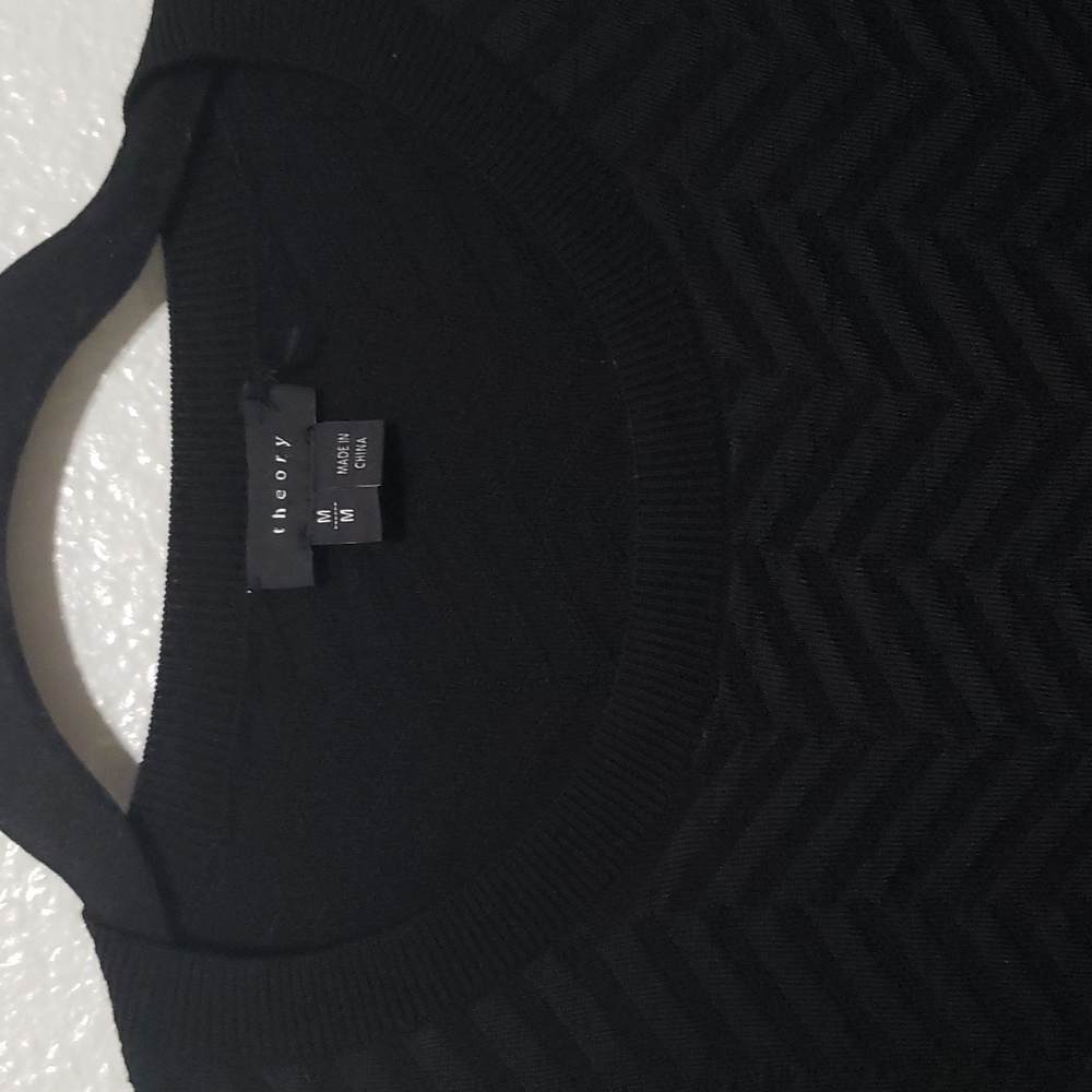 Theory Virtee P Evian Stretch Patterned Sweater D… - image 7